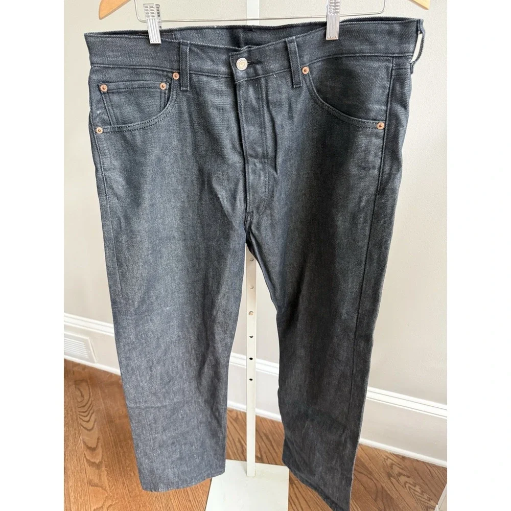 Levis 501 Original Jeans Mens FITS 36x30 Blue Button Fly NWOT